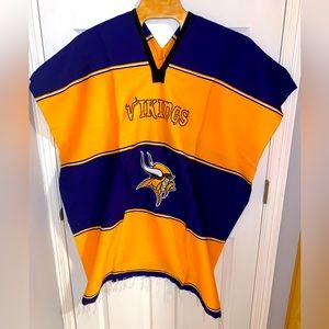 Minnesota Vikings Custom Made Poncho Zarape